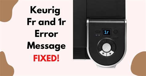 Pour out the contents and repeat the process until the add more water light comes on. . Keurig duo 1r error code problem